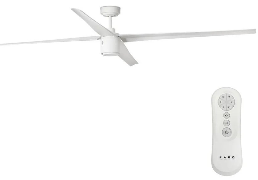 FARO 33494 - LED Dimmelhető mennyezeti ventilátor ATTOS LED/20W/230V fehér