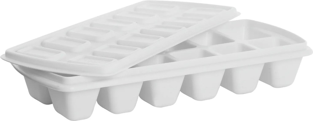 Tálca tálca jégkockatartó fedéllel