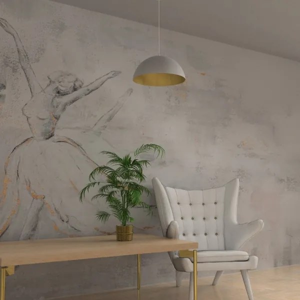 Csillár zsinóron BETA 1xE27/60W/230V á. 45 cm fehér