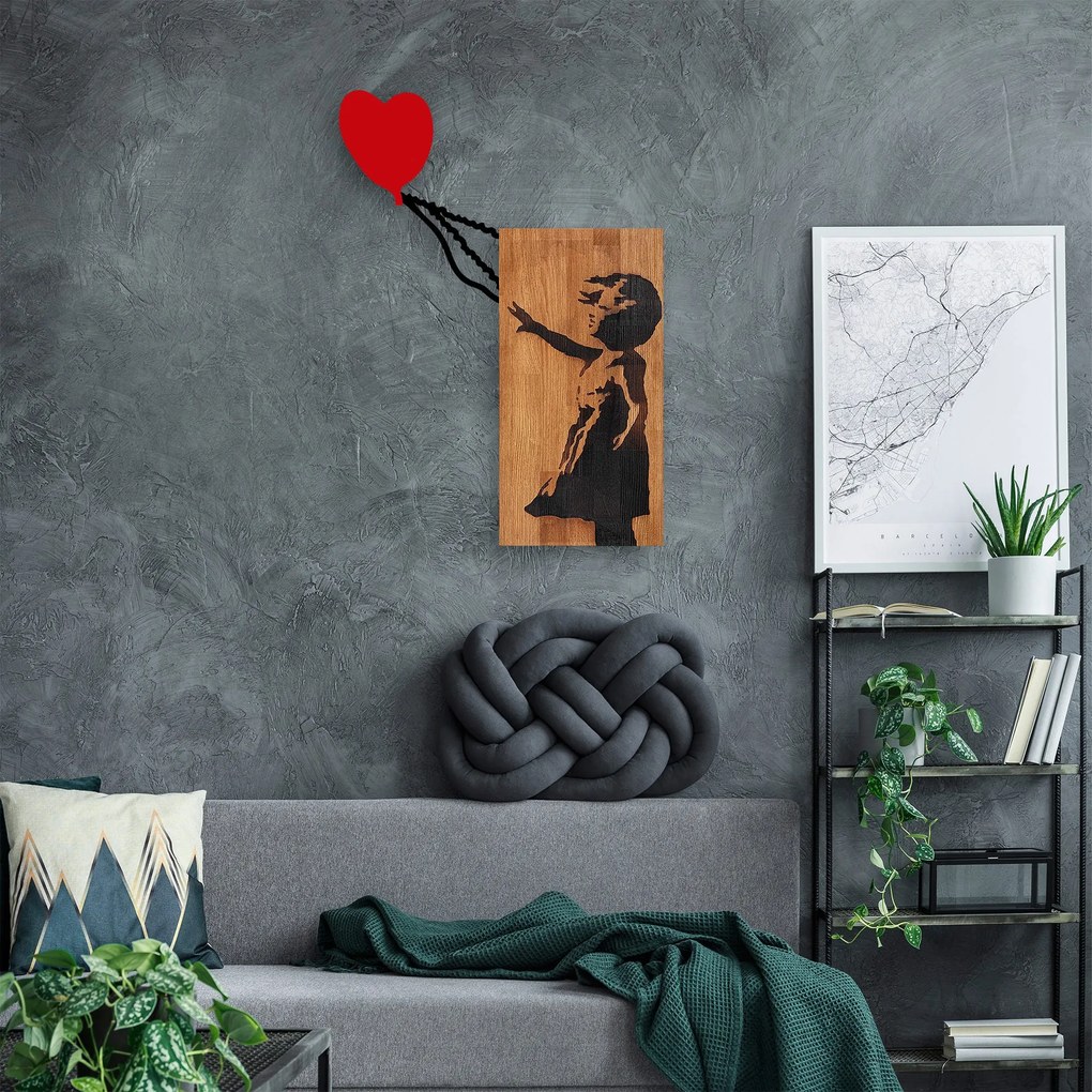 Fa fali dekoráció, Banksy - 15
