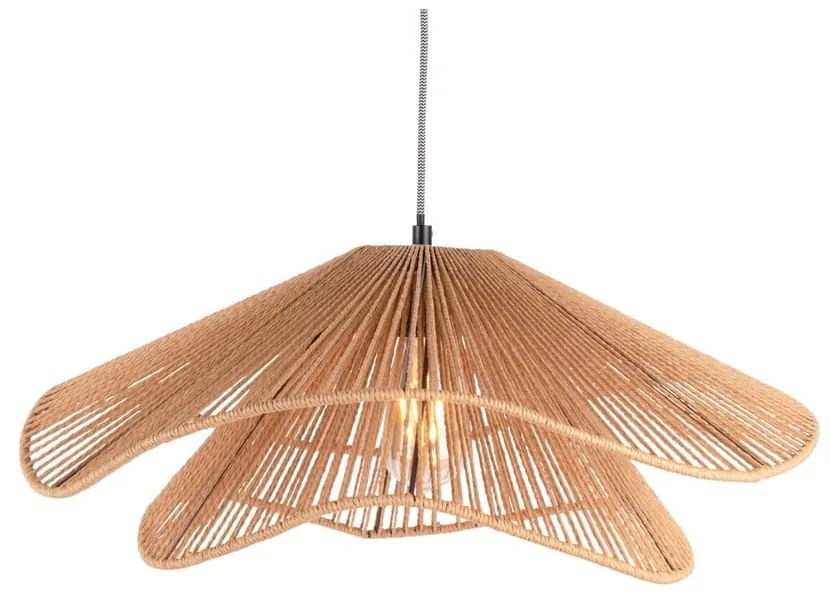 Aranyszínű függőlámpa papír zsinór búrával ø 60 cm Sombra – Leitmotiv