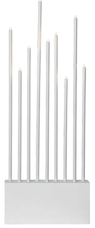 Eglo 410953 - Karácsonyi gyertyatartó BUZZ 9xE5/0,6W/230/12V fehér