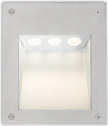 RENDL AKORD a falba süllyesztett rozsdamentes acél 230V LED 3W IP65 3000K