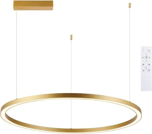 Brilagi - dimmelhető kábeles csillár PORTOFINO LED/60W/230V Ø 80 cm arany + távirányító