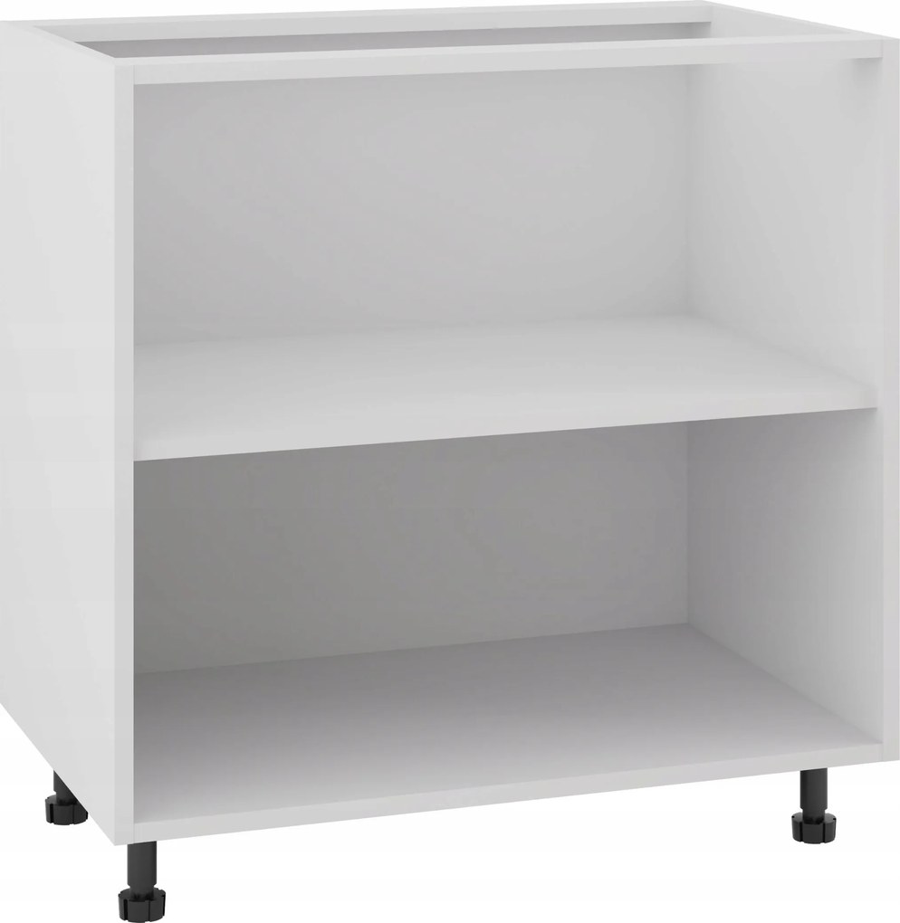 Korpusz fehér alsó konyhaszekrény 80/82 tartozékokkal