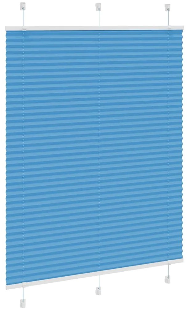 pliszírozott redőny kék 105x150 cm Szövetszélesség 104,4 cm