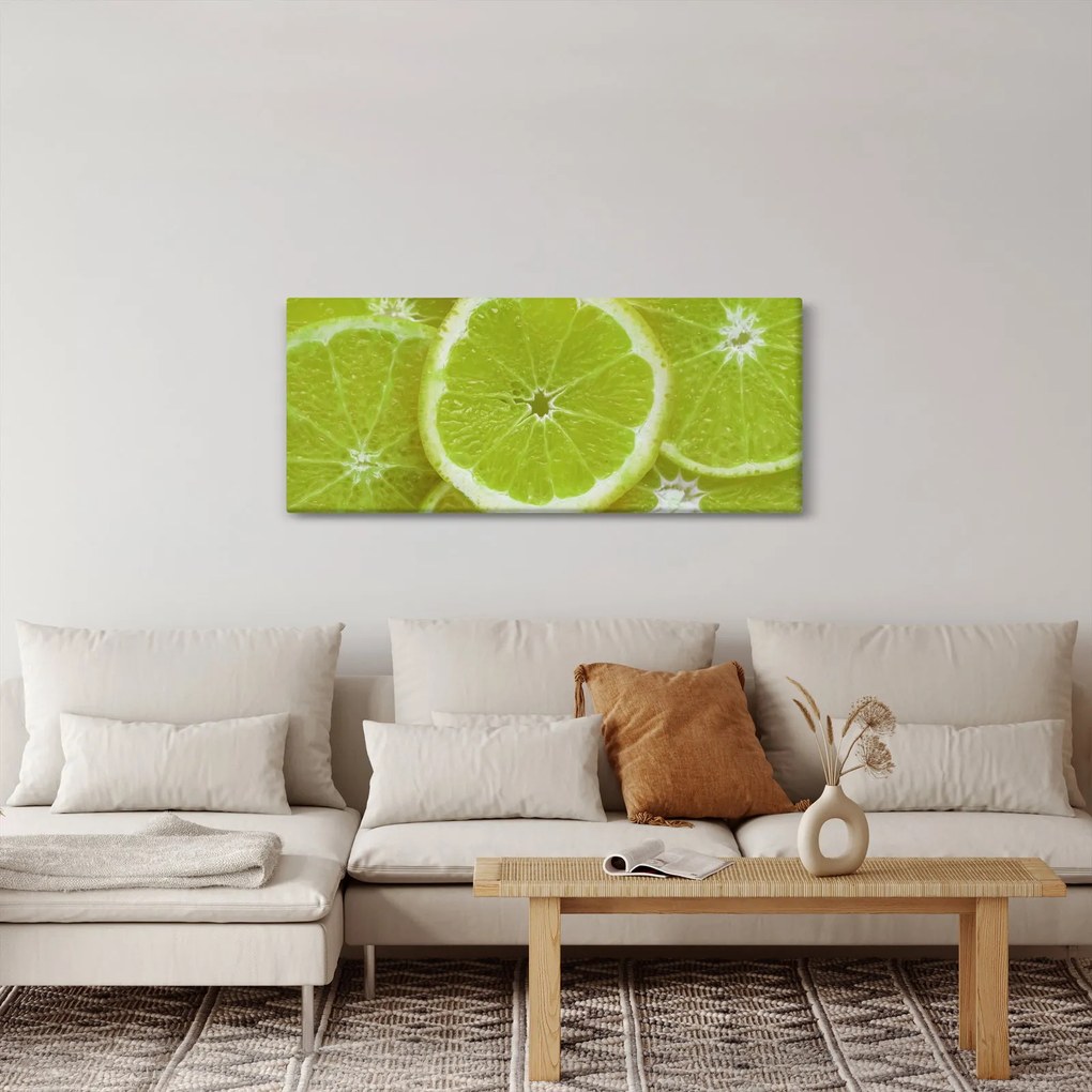 Kép - citrom szelet (120x50 cm)