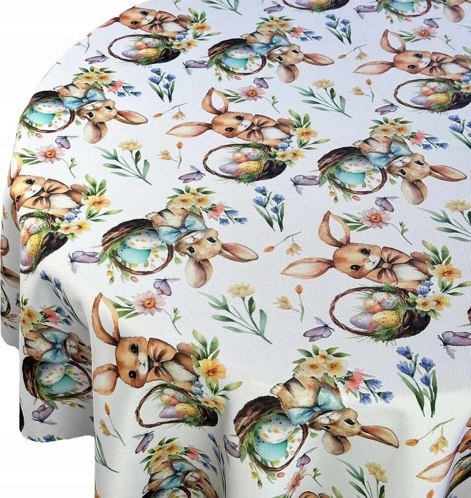 Abrosz Foltálló Húsvéti Nyuszi Színes Húsvéti tojás Kör átm. 75 cm