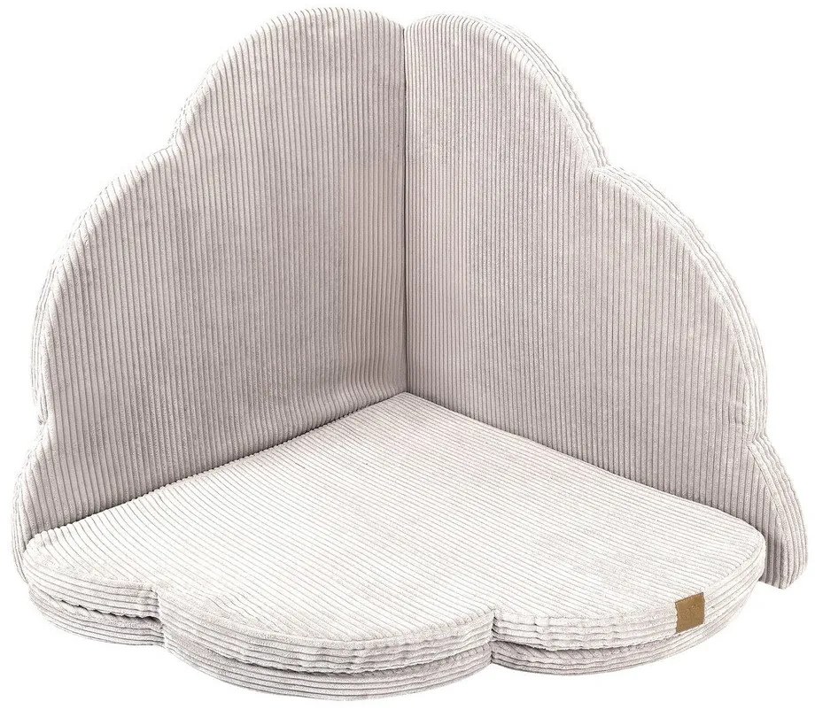 Elefántcsont színű játszószőnyeg 160x160 cm – Meowbaby