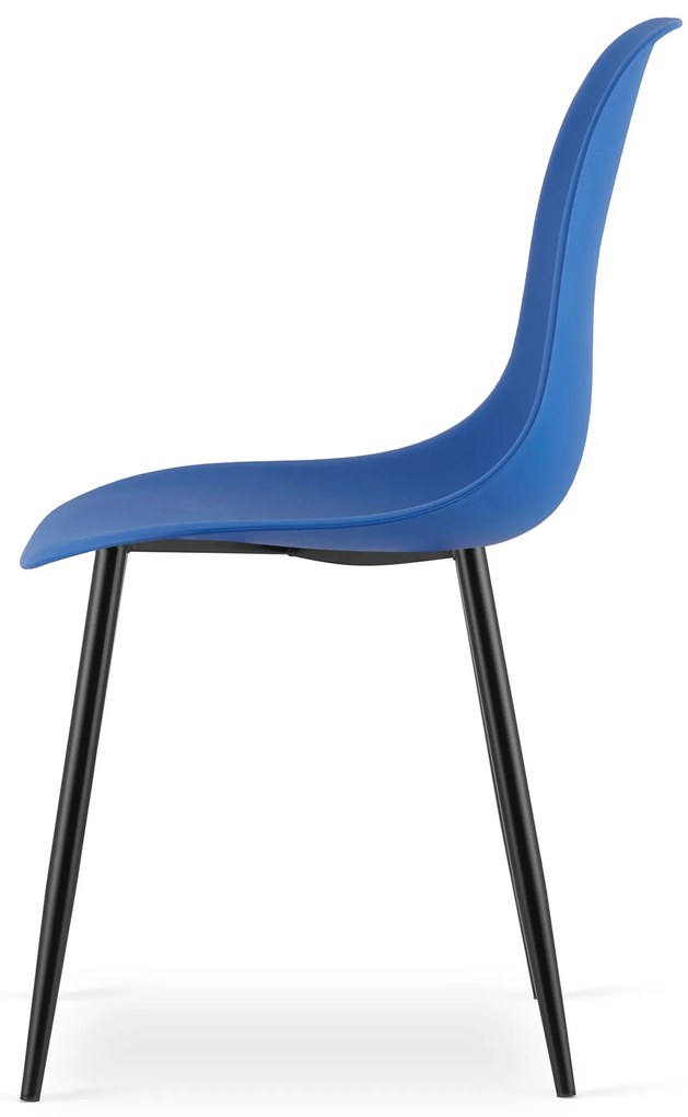 AKCIÓ Kék OSAKA szék fekete lábakkal II. osztály