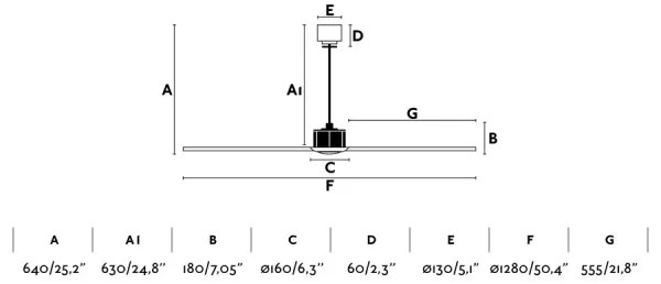 FARO 33394 - Mennyezeti ventilátor JUST FAN fényezett króm/átlátszó + távirányító