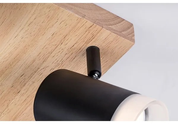 Rabalux 73124 - TORAS mennyezeti spotlámpa 4xGU10/5W/230V tölgy