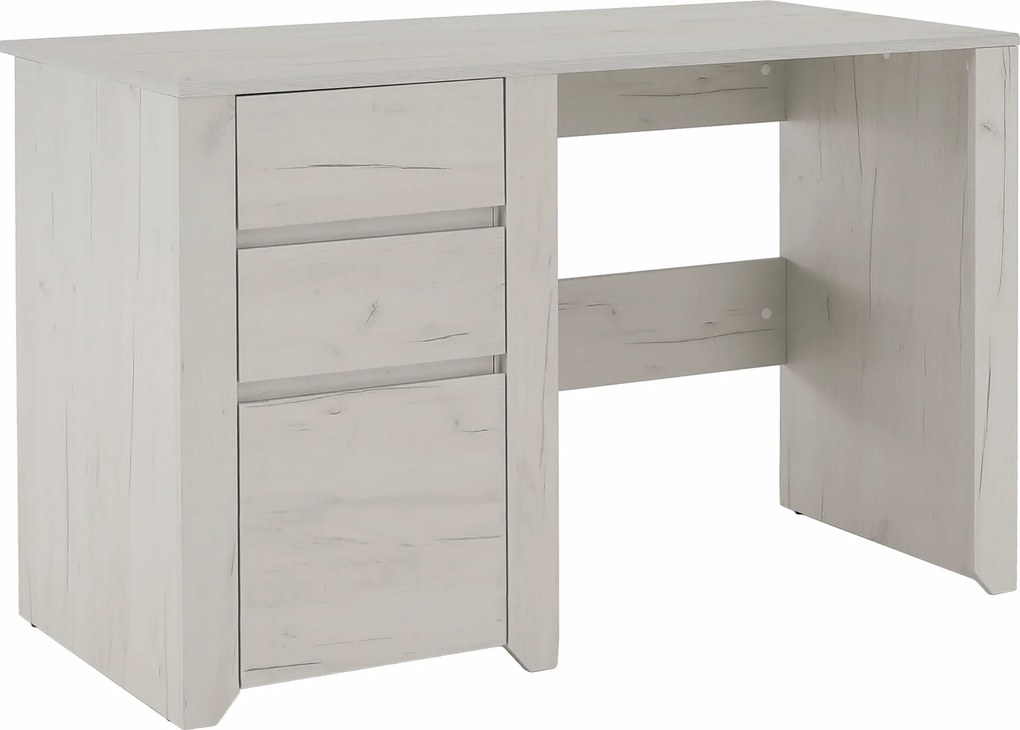 PC asztal typ 80, fehér craft, ANGEL