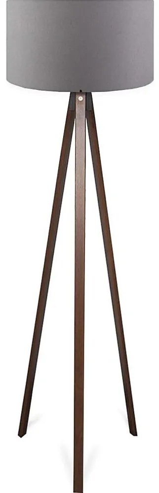 AYD állólámpa 1xE27/40W/230V barna/szürke