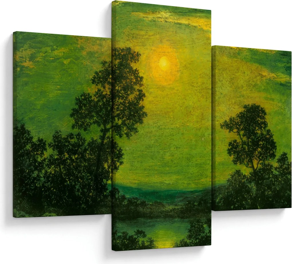 Kép - Imitator of Ralph Albert Blakelock, Moonlight, reprodukciók (90x60 cm)