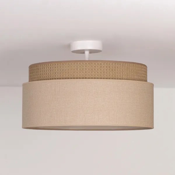 Brilagi - PADOVA felületre szerelhető csillár 1xE27/60W/230V, Ø 40 cm, bézs