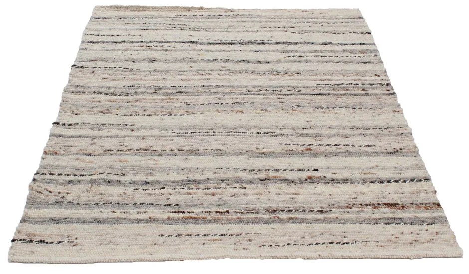 Vastag szőnyeg gyapjúból Rustic 131x183 szövött modern gyapjú szőnyeg