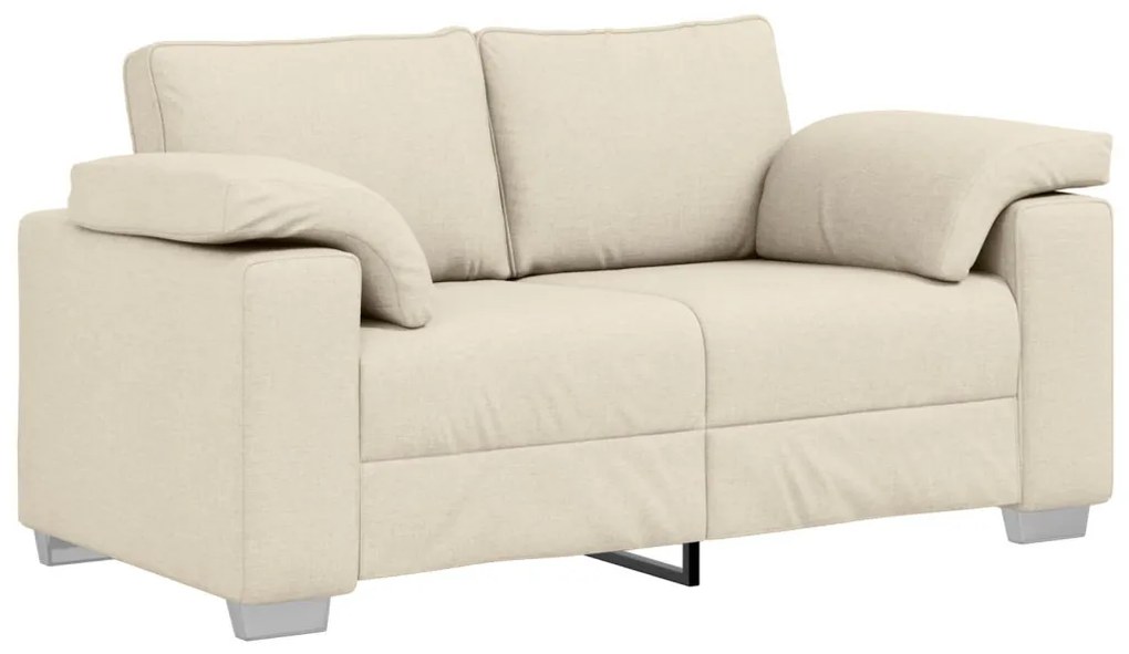 vidaXL Kanapé Bézs 160 x 77 x 82 cm Lábbal kevert anyag