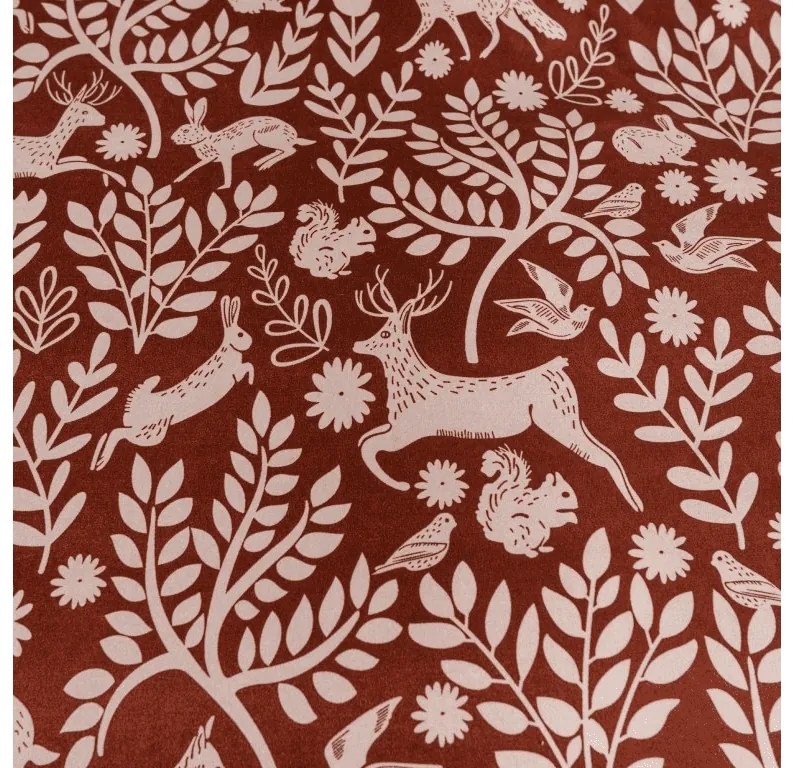 Mikroszálas ágyneműhuzat FOREST ANIMALS barna Ágyneműhuzat mérete: 70 x 90 cm | 140 x 220 cm