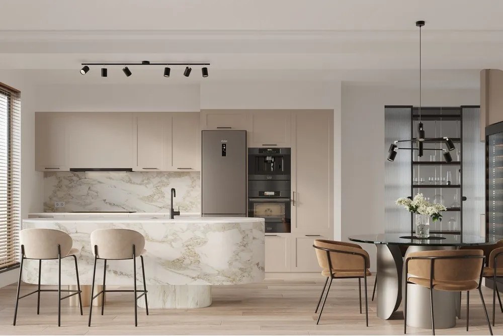 Fekete fém függőlámpa Virta – Sollux