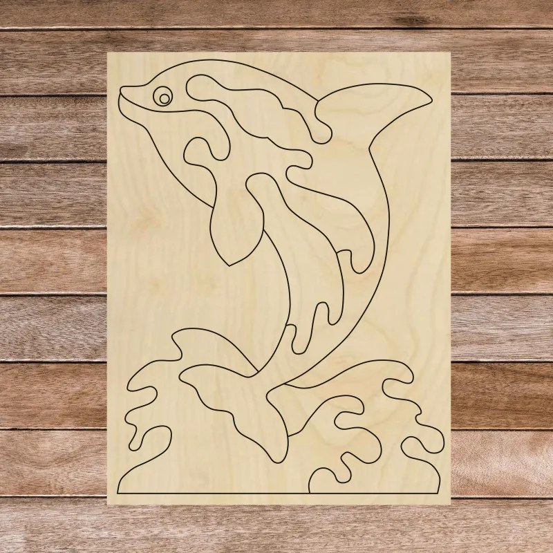 Montessori fa érzékszervi segédeszköz - Delfin | SENTOP H015 Nyár