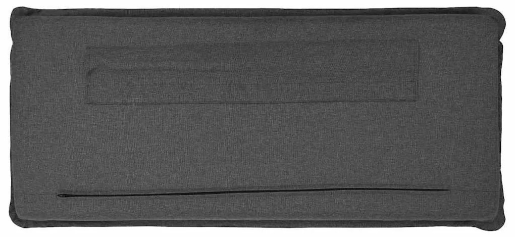 Kárpitozott fejtámla Természetes és sötétszürke 100 cm