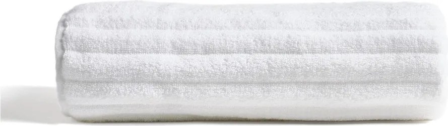 Fehér frottír pamut fürdőlepedő 70x140 cm Navira – Kave Home