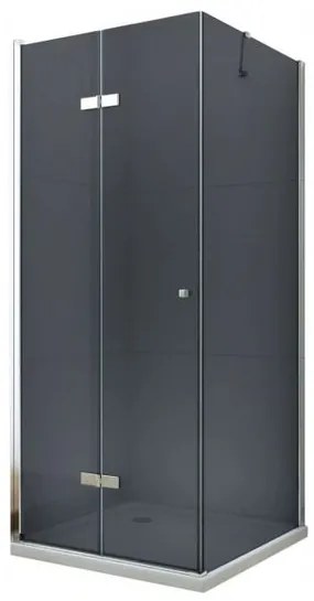 Mexen Lima zuhanykabin 110x60cm, 6mm üveg, króm profil-szürke üveg, 856-110-060-01-40