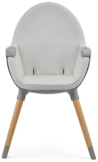 KINDERKRAFT - 2 az 1-ben FINI2 gyerek etetőszék bükk/szürke