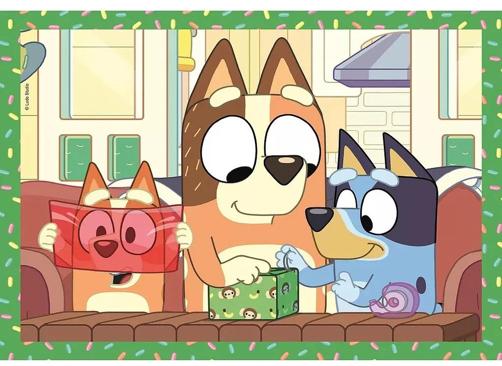 Bluey Play All Day 4 az 1-ben puzzle Clementoni