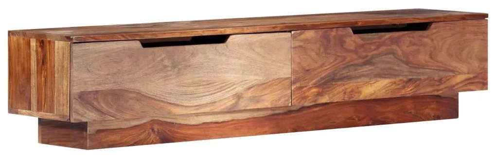 tömör fa TV-szekrény 145 x 30 x 30 cm