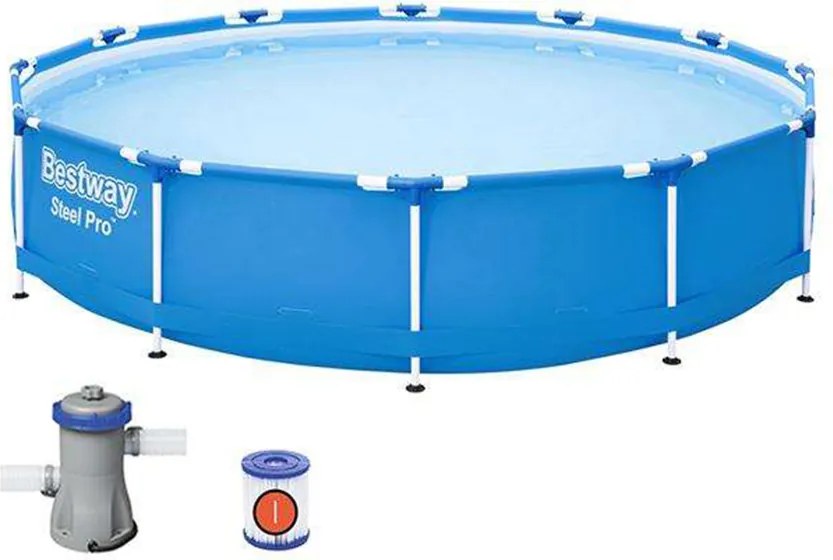 Bestway M9882 medence kerettel és szűrővel, 366 x 76 cm | 56681