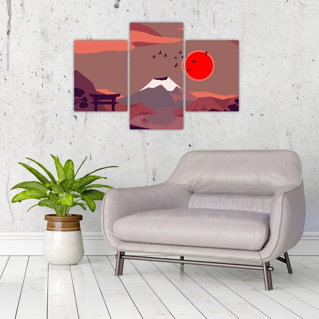 Kép - Fuji hegység (90x60 cm)