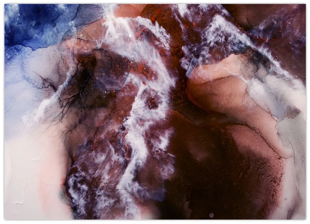 Kép - Lila márvány N⁰3 (70x50 cm)