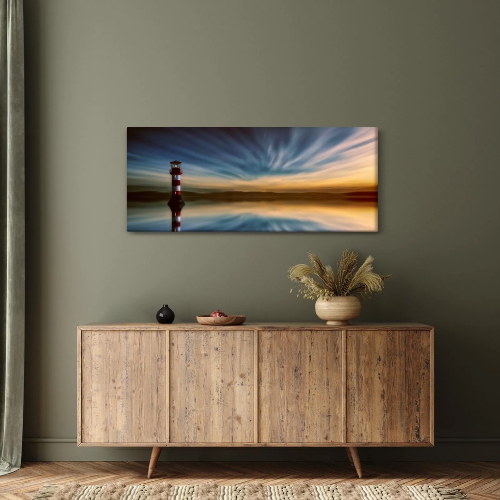 Világítótorony képe (120x50 cm)