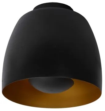 Lucide 30188/01/30 - Mennyezeti lámpa NOLAN 1xE27/60W/230V átm. 24 cm fekete