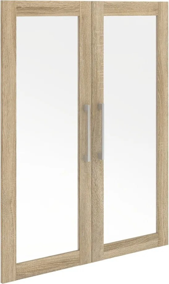 Natúr színű bútorelem - ajtó tölgyfa dekorral 84x105 cm Prima – Tvilum