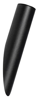 Modern fekete fali lámpa GU10 50mm - Slam