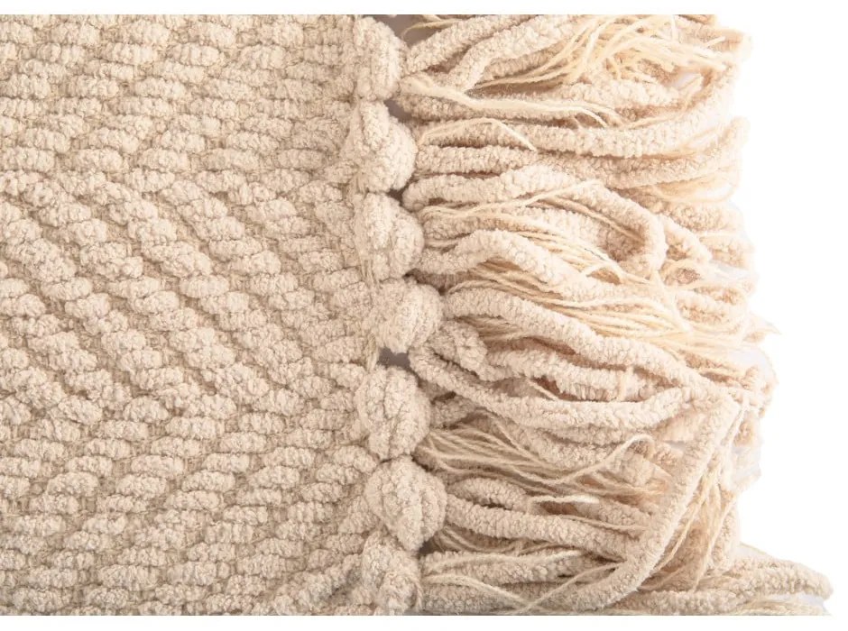 Fehéres bézs zsenília takaró 130x170 cm Renee – Tiseco Home Studio