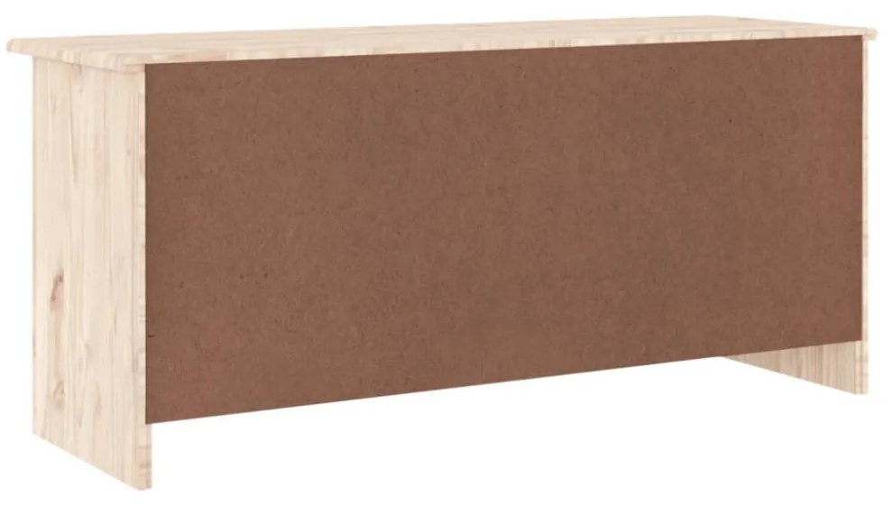ALTA tömör fenyőfa cipőszekrény 100x35x45 cm