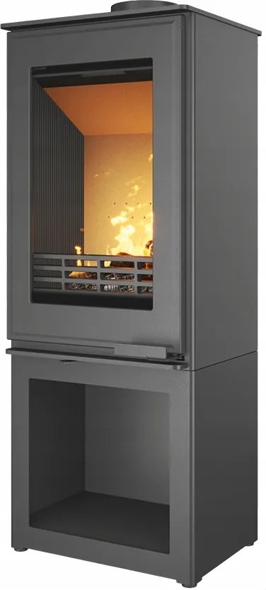 Kecske öntöttvas szabadonálló kályha 9,5kW Venus álló fa kandalló