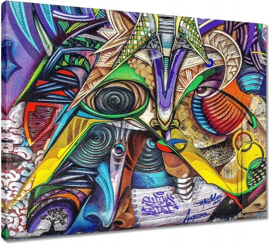 Vászonkép 50x40 Graffitti falfestmény