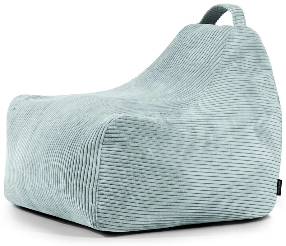 Mentazöld kordbársony gyerek babzsákfotel Game Amuse – SLOWDOWN