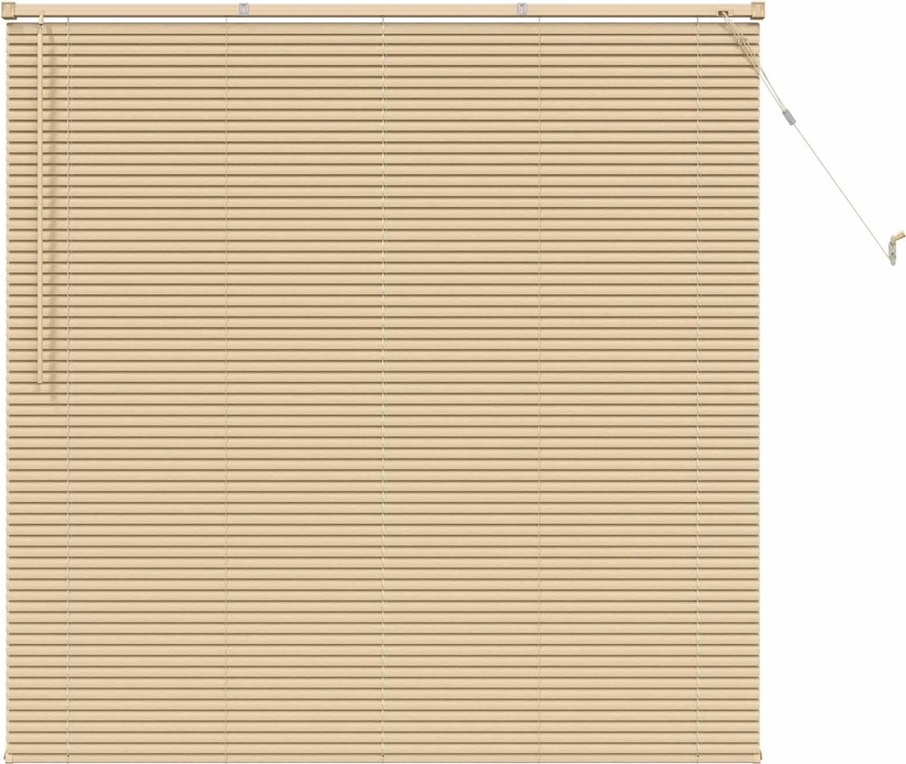 vidaXL Zsaluzia Állítható Világos barna mintával 150 x 130 cm PVC