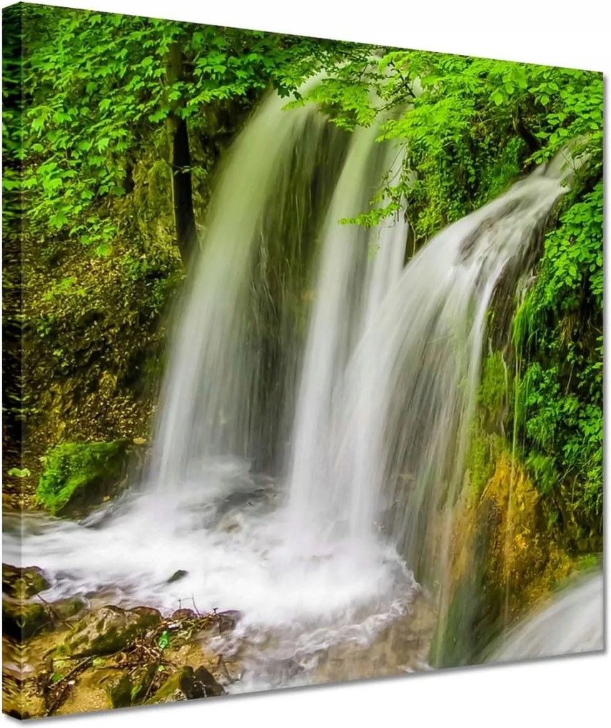 Vászonkép 30x30 Hegyi zuhatag