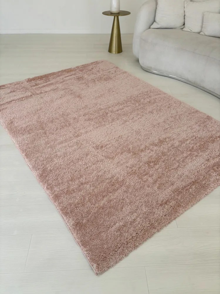 Marinca 5980 rózsaszín shaggy szőnyeg 80 cm-es szett