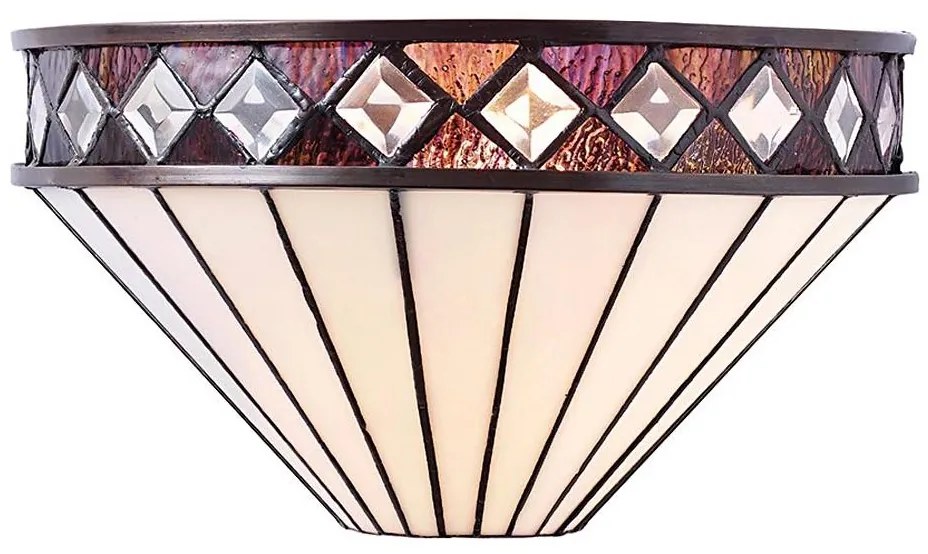 Endon 64149 - Tiffany FARGO fali lámpa 1xE14/40W/230V