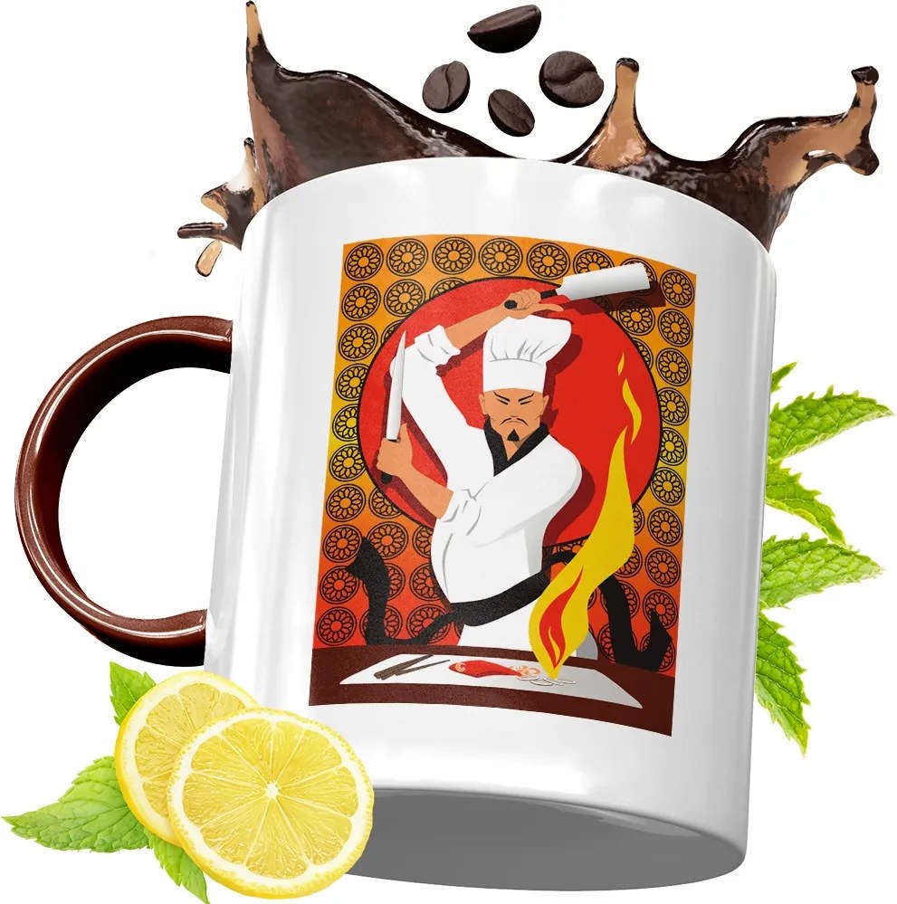 Bordó Bögre Szakácsnak Születésnapi Ajándék fényképes nyomattal