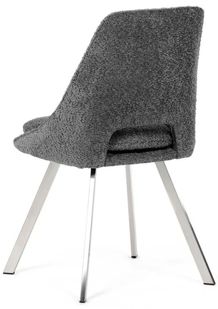 Szürke Bouclé Étkezőszék. DCL-W1174 GREY2