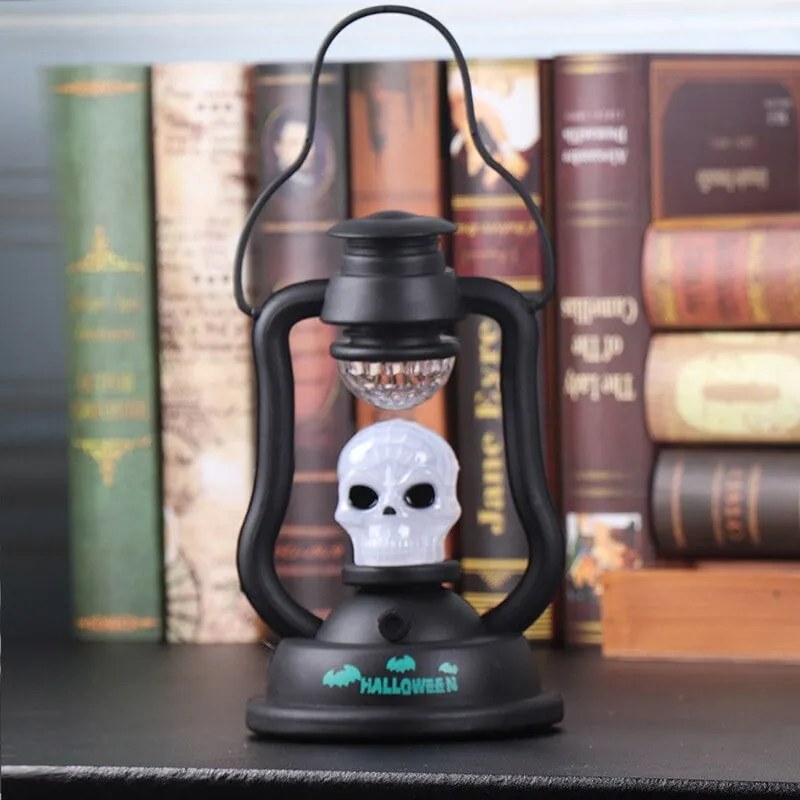 Elemes halloween lámpás RGB világítással, hangeffekttel 20 cm 3 féle